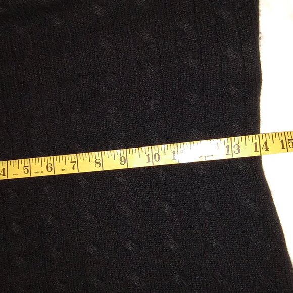 RALPH LAUREN BLACK LABEL CASHMERE SWEATER ROLL COLLAR BATEAU NECK SLIM FIT SZ M - Picture 9 of 11